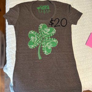 Chive Shamrock Bottlecap t-shirt